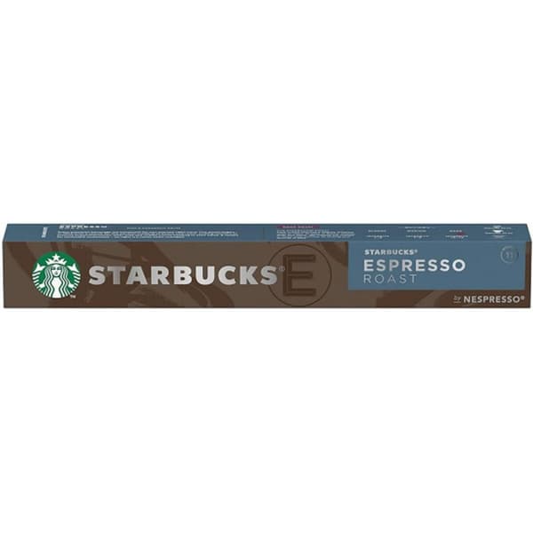 Kaffekapsler med æske Nestlé STARBU.DARK ESPRESSO 10C