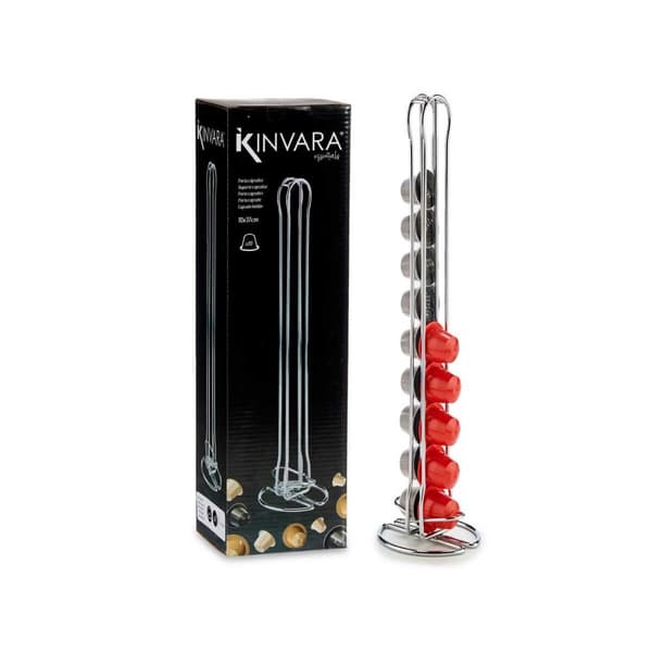 Stativ for 20 Kaffekapsler Kinvara W6215 Sølv