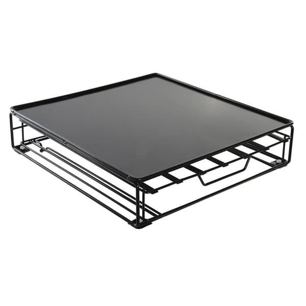 Kahvikapselijärjestelijä DKD Home Decor 28,7 x 32 x 7 cm Musta Metalli