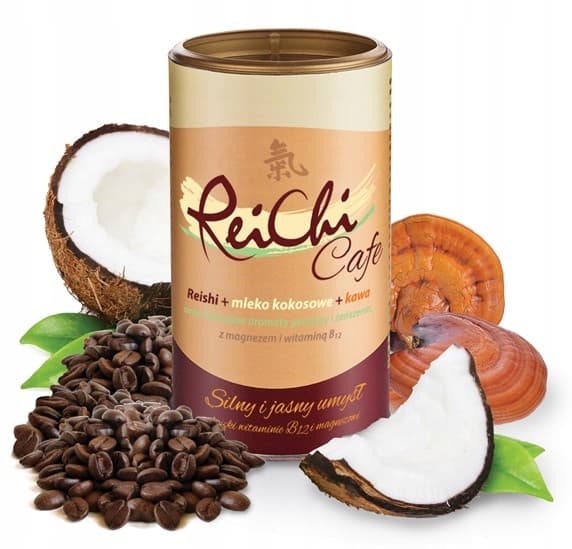 DR. JACOBS ReiChi Cafe Reishi-kahvi, guarana-ginseng, 180 g