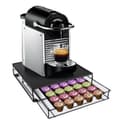Miniatyrbillede 2 af 4: Holder til kaffekapsler DKD Home Decor 28,7 x 32 x 7 cm Sort Metal