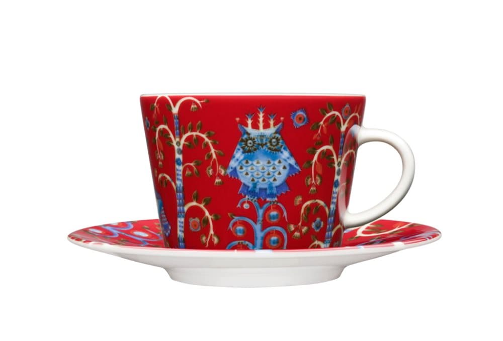 Taika kaffe/cappucinokopp 20cl röd