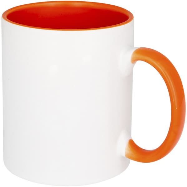 Bullet Pix Sublimation Colour Pop Keramisk krus Orange One Size