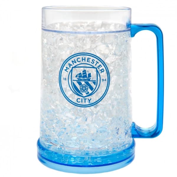 Manchester City FC Official Freezer Mug Blue One Size
