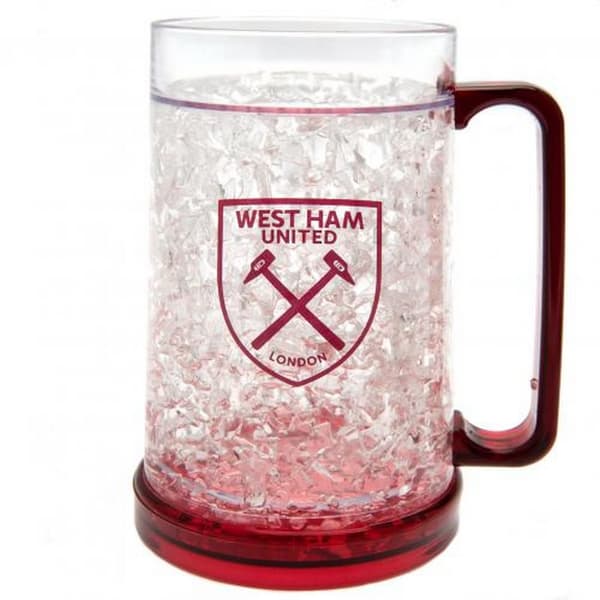 West Ham United FC Freezer Mug Clear One Size