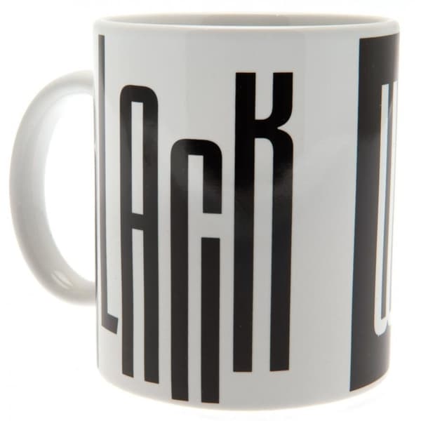 Juventus FC Black and White Mug Black/White One Size