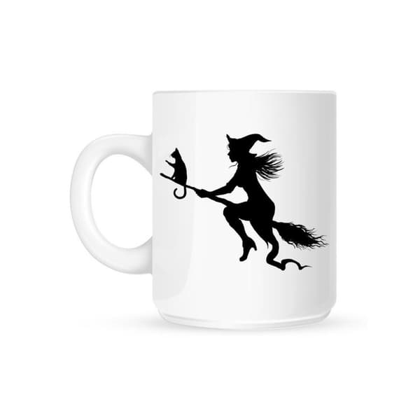 Grindstore Witch Silhouette Mug White One Size