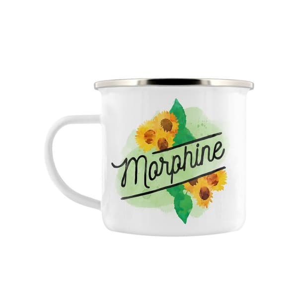 Deadly Detox Morphine Enamel Mug White One Size