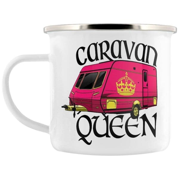 Grindstore Caravan Queen Enamel Mug
