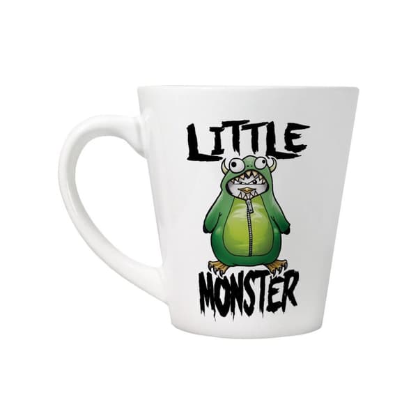 Psycho Penguin Lilla monster Latte Mug White One Size