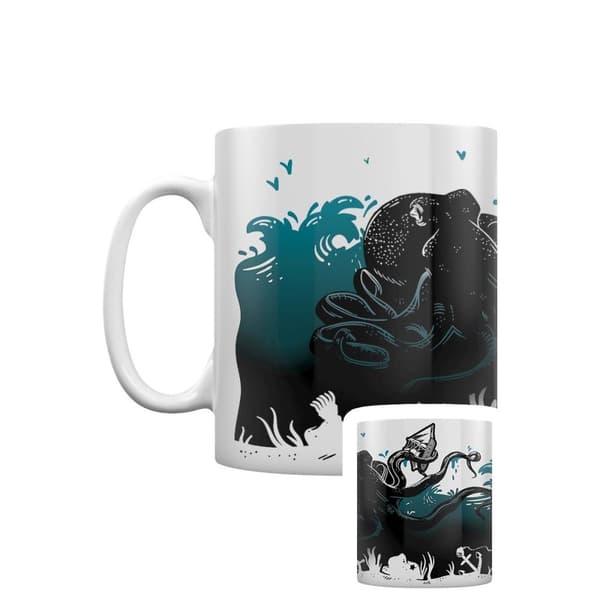Grindstore Kraken Oceanscape Mug White One Size