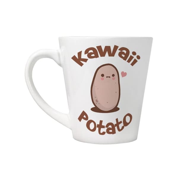 Grindstore Kawaii Kartoffel Latte krus White One Size