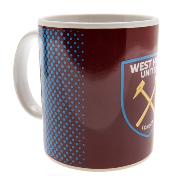 West Ham United FC Fade Mug Claret One Size