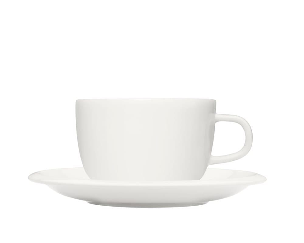 Raami Kaffekopp m fat Vit