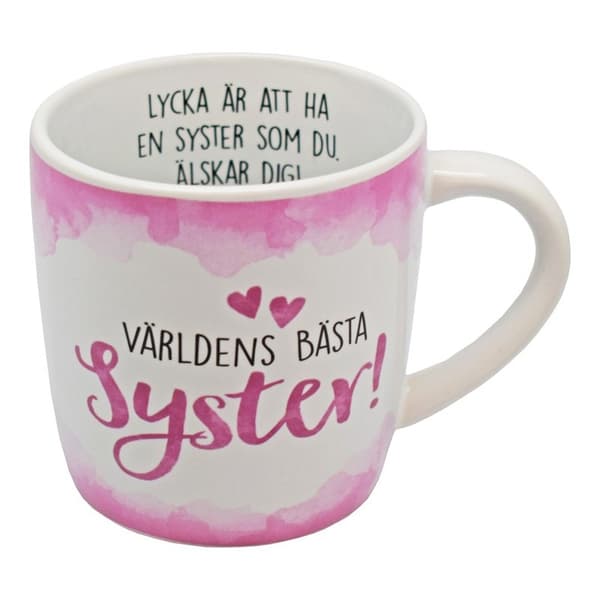 Mugg Världens bästa syster