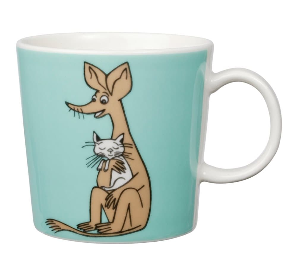 Mumin 75 år Mugg Sniff ljusblå 30 cl
