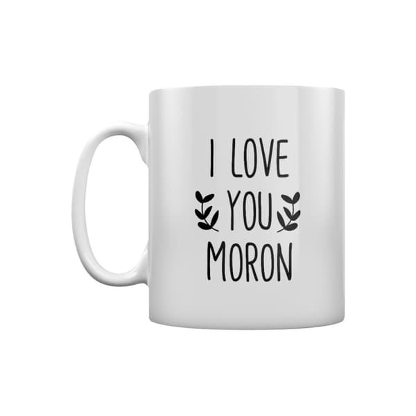 Grindstore I Love You Moron Mug White One Size