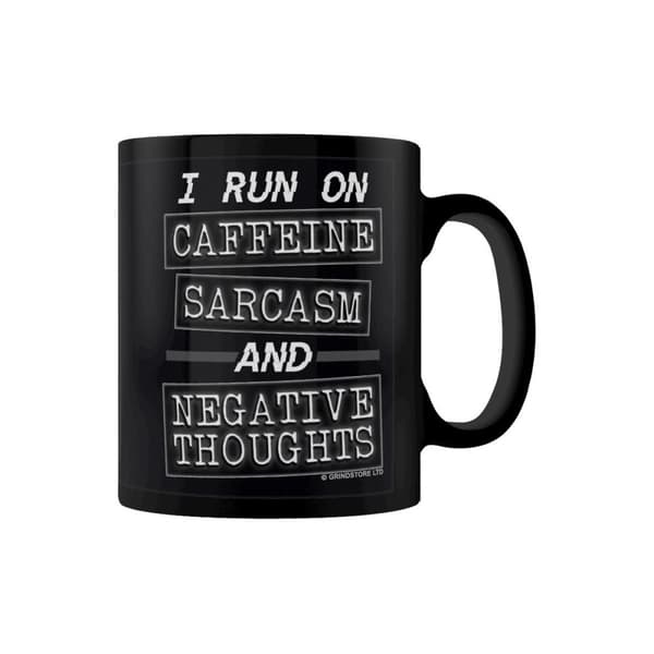 Grindstore Koffein Sarkasme og negative tanker krus