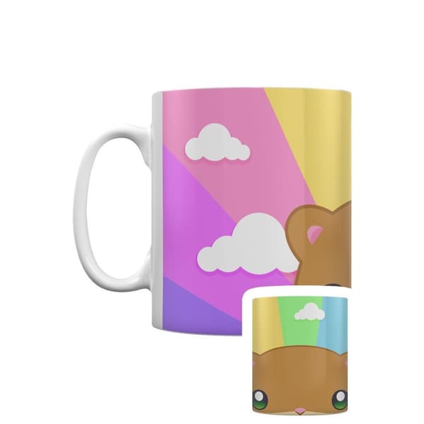 Inquisitive Creatures Kawaii Hamster Mug Multicoloured One Size