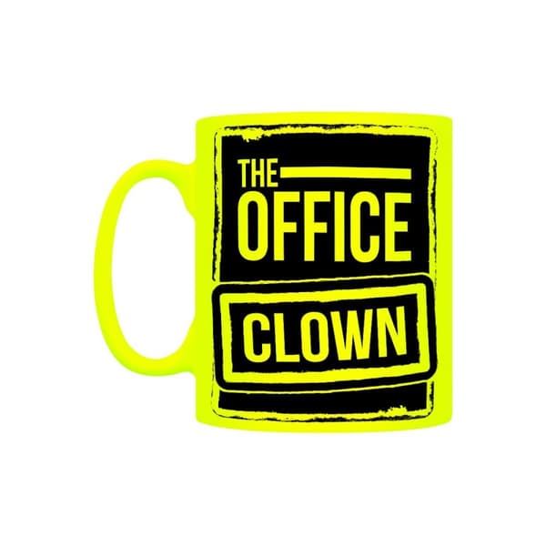 Grindstore The Office Clown krus Neon Yellow/Black One Size