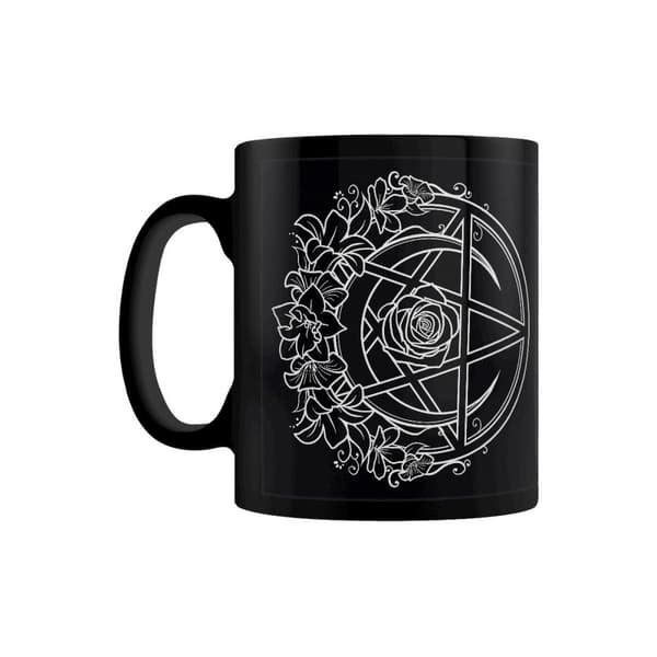 Requiem Collective Monokromt pentagramkrus Black/White One Size