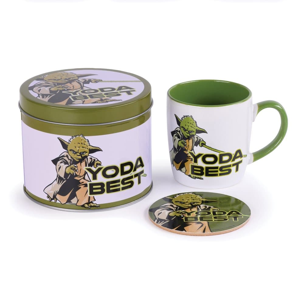 Star Wars Yoda Best Mug and Coaster Set
