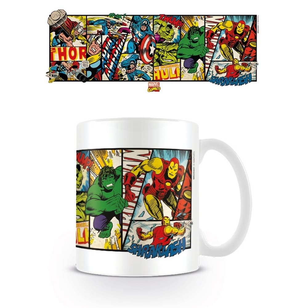 Marvel Heroes Panel Mug