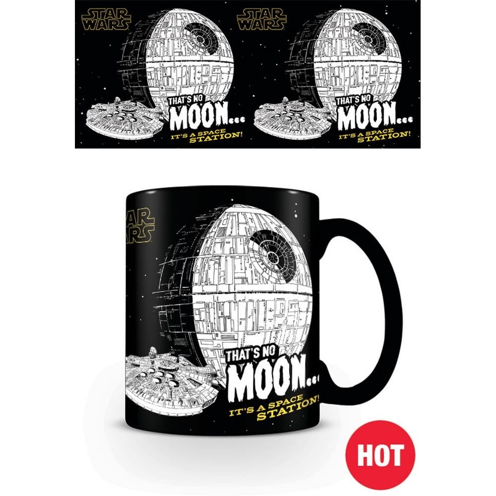 Star Wars Thats No Moon Heat Changing Mug