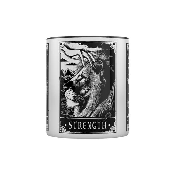 Deadly Tarot The Star Strength & The Sun Inner Two Tone Mug