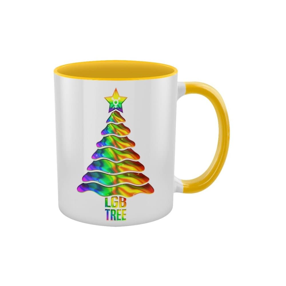 Grindstore LGB Tree Inner Two Tone Christmas Mug