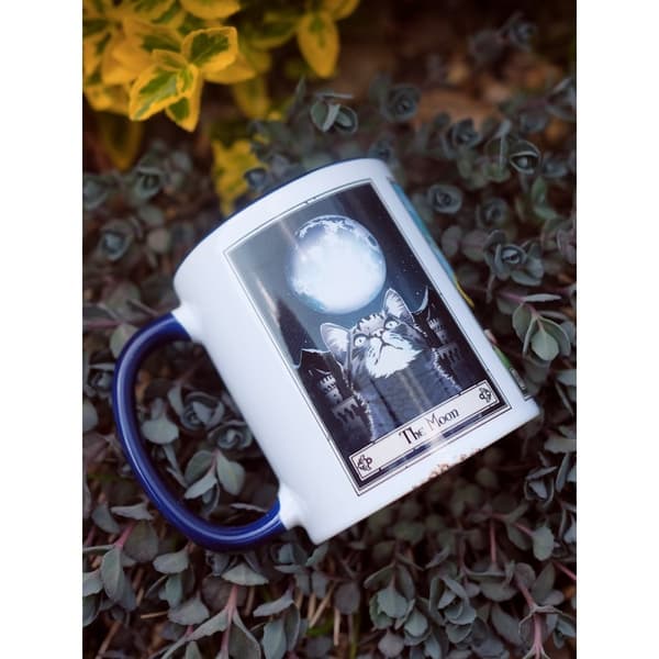 Deadly Tarot Månen, solen och stjärnan Felis Mug