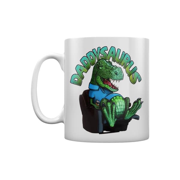 Grindstore Daddysaurus Fathers Day Mug White One Size