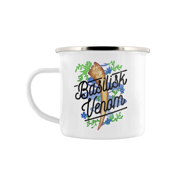 Deadly Detox Basilisk Venom Enamelled Mug White/Blue/Green One Size