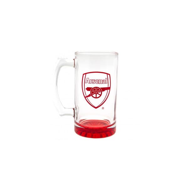 Arsenal FC Crest Beer Stein White/Red One Size