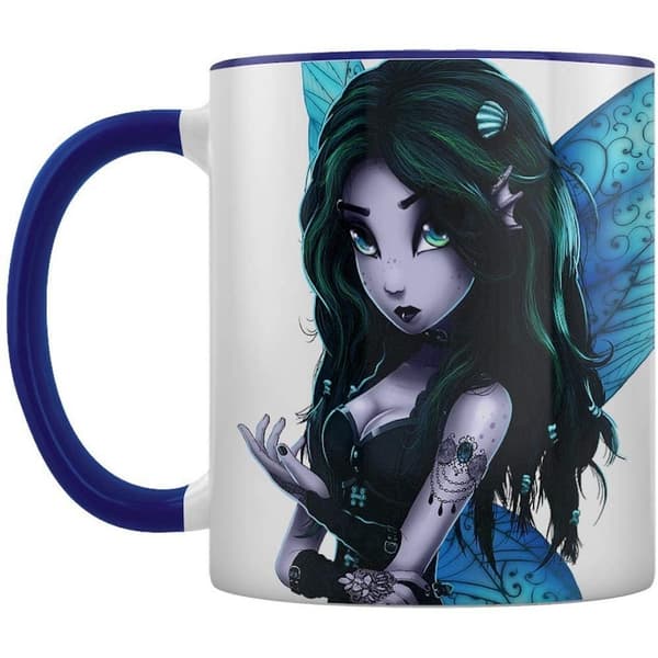 Hexxie Stay Wild Moon Child Brooke Mug Blue/White One Size