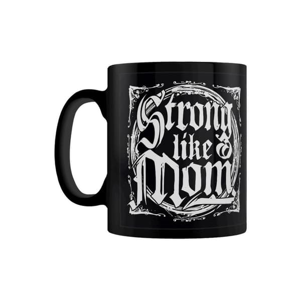 Grindstore Stærk som en mor krus Black/White One Size