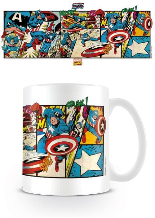Marvel Comics (Captain America Panels) - Mugg