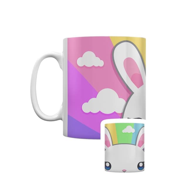 Inquisitive Creatures Kawaii Bunny Mug