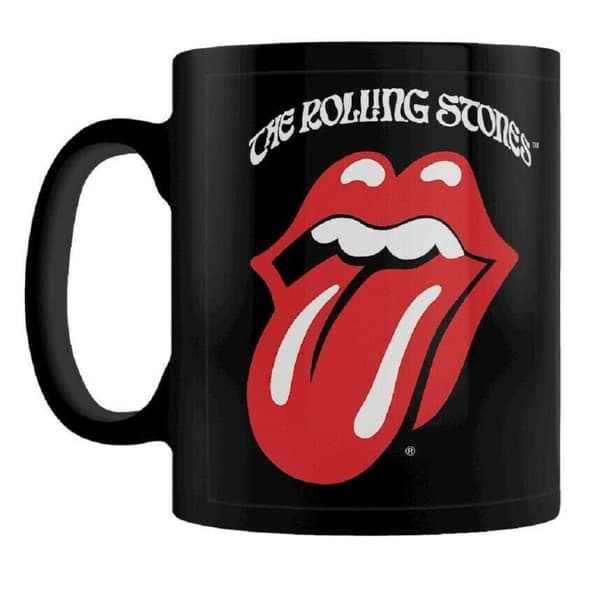 The Rolling Stones Retro Tongue-mugg Black/Red One Size