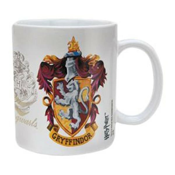 Harry Potter Gryffindor Mug White/Burgundy/Gold One Size
