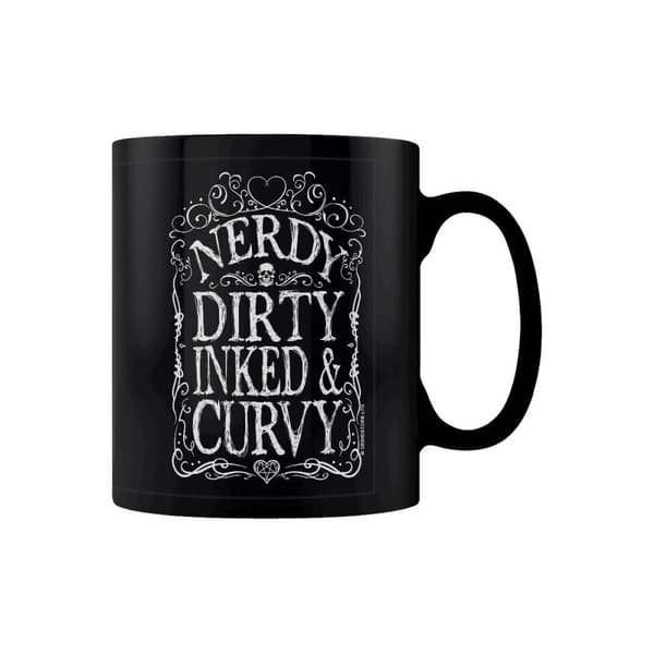 Grindstore Nördig, smutsig, inkastad och kurvig mugg