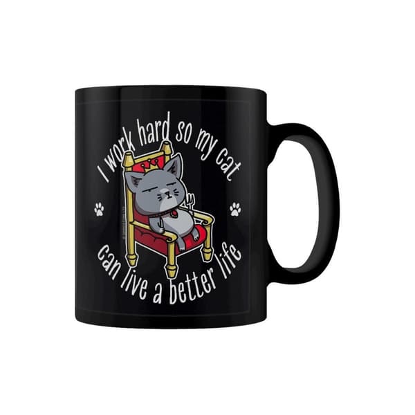 Grindstore I Work Hard So My Cat Can Live A Better Life Mug