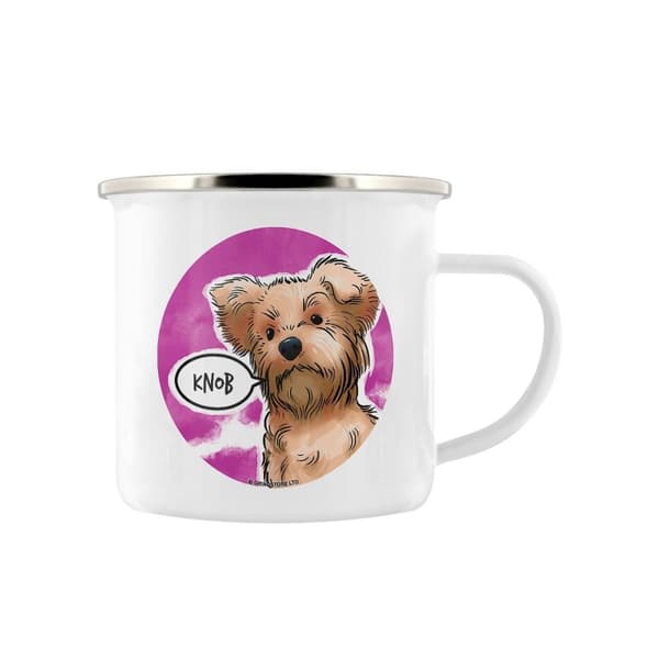Grindstore Cute But Abusive Enamel Mug