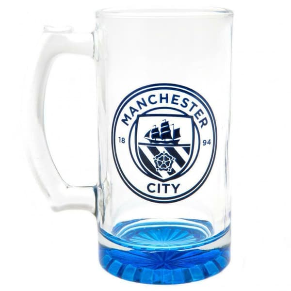 Manchester City FC Crest Beer Stein