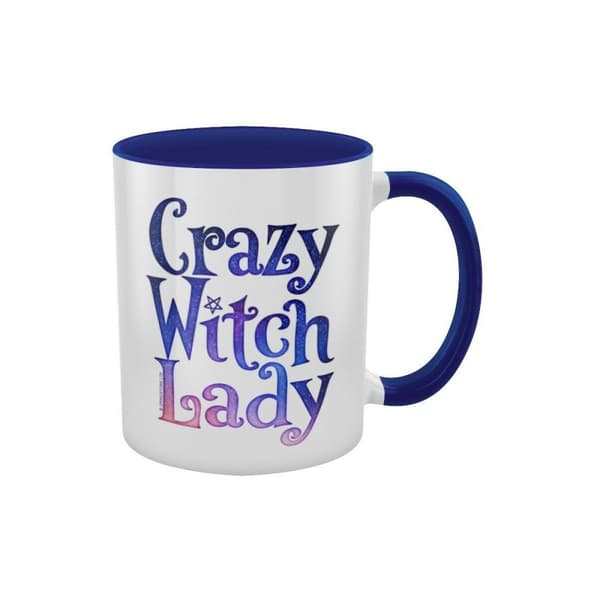 Grindstore Crazy Witch Lady Inner Two Tone krus White/Blue One Size