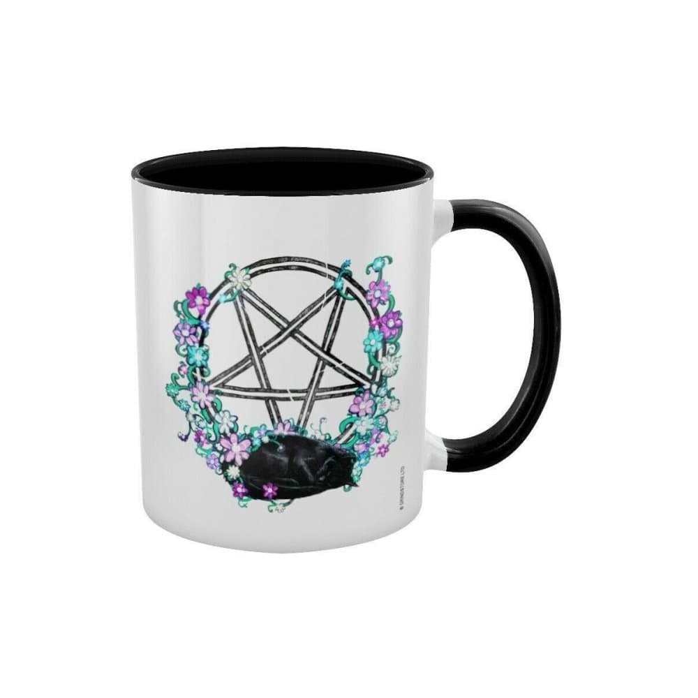Grindstore Pentagram Familiar Inner Two Tone Mug