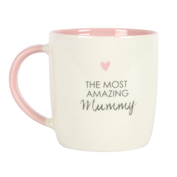 Something Different Amazing Mummy Ceramic Mug Off White/Pastel Pink One Size
