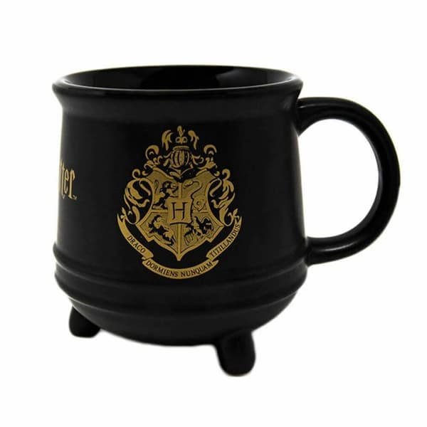 Harry Potter Hogwarts Crest Cauldron Ceramic Mug Black One Size