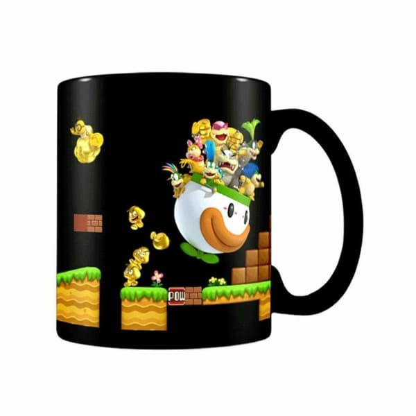 Super Mario Gold Coin Rush Heat Changing Mug Black One Size