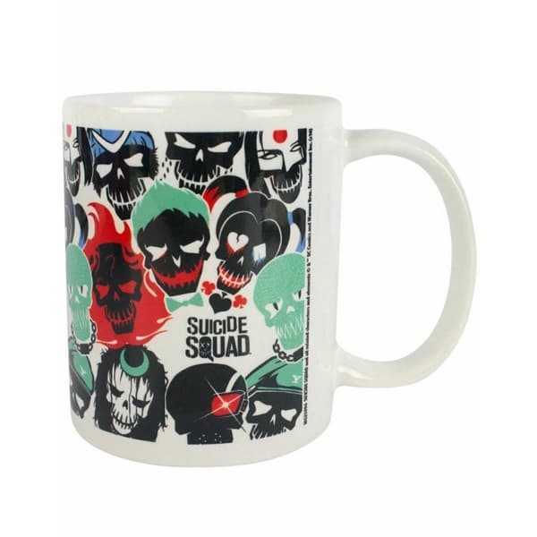 Suicide Squad Skull Keramisk krus White One Size